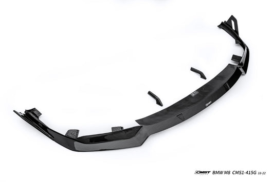 BMW M8 M8C F91 F92 F93 2019-ON with Aftermarket Parts - Front Lip Dry Pre-preg Carbon Fiber / FRP from CMST Tuning