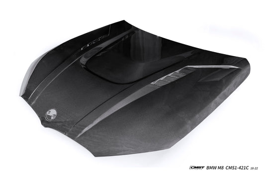 BMW M8 M8C F91 F92 F93 2019-ON with Aftermarket Parts - V1 Hood Carbon Fiber / FRP from CMST Tuning