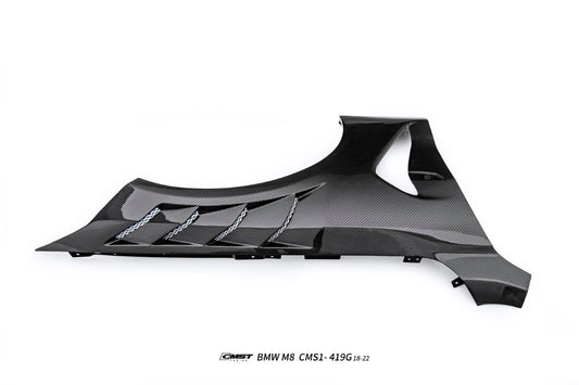 BMW M8 M8C F91 F92 F93 2019-ON with Aftermarket Parts - Front Fenders Dry Pre-preg Carbon Fiber / FRP from CMST Tuning