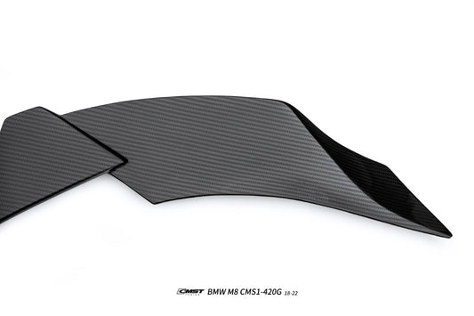 BMW M8 M8C F92 2019-ON with Aftermarket Parts - Rear Spoiler Dry Pre-preg Carbon Fiber / FRP from CMST Tuning