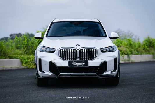 BMW X5 G05 LCI 2024-ON with Aftermarket Parts - Front Lip Pre-preg Carbon Fiber CMST Tuning