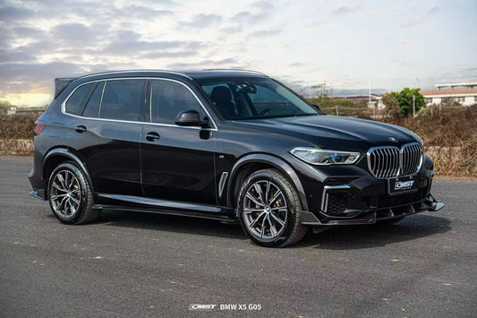 BMW X5 G05 LCI 2024-ON with Aftermarket Parts - Side Skirts Pre-preg Carbon Fiber from CMST Tuning
