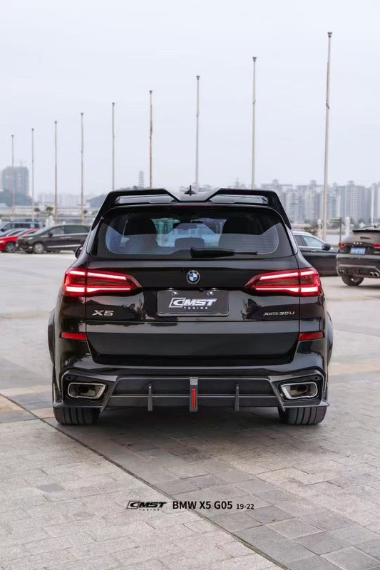 BMW X5 G05 LCI 2024-ON with Aftermarket Parts - Rear Diffuser Pre-preg Carbon Fiber from CMST Tuning