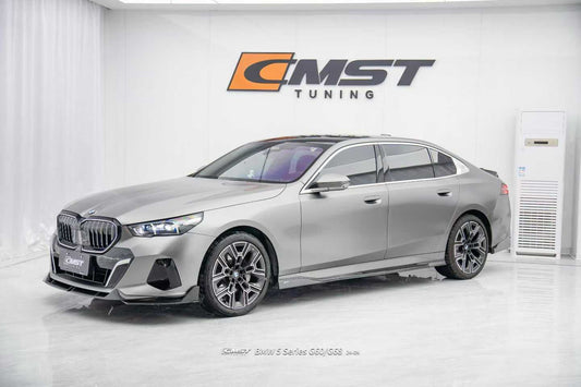 BMW 5 Series 530 540 & i5 e/x Drive40 M60 G60 G61 2024-ON with Aftermarket Parts - Side Skirts Dry Pre-preg Carbon Fiber / FRP