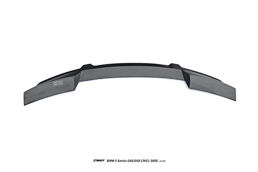 BMW i5 M60 xDrive40 / eDrive40 G60 G61 & 5 Series 550e xDrive 540i xDrive / 530i xDrive / 530i G60 G61 2024-ON with Aftermarket Parts - Rear Spoiler Dry Pre-preg Carbon Fiber / FRP from CMST Tuning