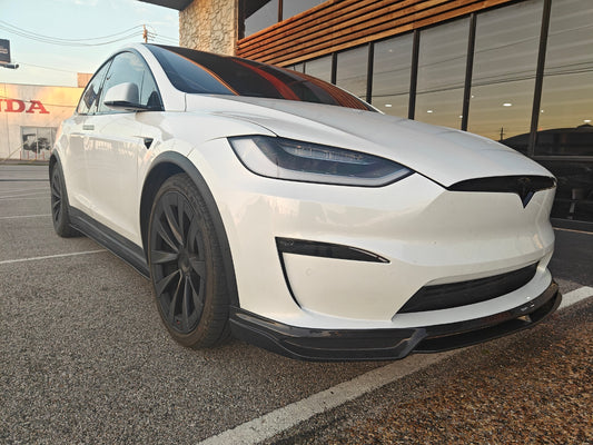 CMST Tuning Carbon Fiber Front Lip for Tesla Model X 2022-ON