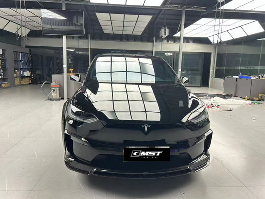 CMST Tuning Carbon Fiber Front Lip for Tesla Model X 2022-ON
