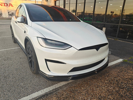 CMST Tuning Carbon Fiber Front Lip for Tesla Model X 2022-ON