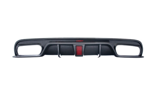 Mercedes Benz C-Class C63S C63 AMG C43 C450 C300 W205 2015-2018 (C300 requires sport package bumper) with Aftermarket Parts - Rear Diffuser Carbon Fiber / FRP from CMST Tuning