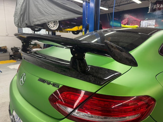 CMST Tuning GTR Style Spoiler Wing for Mercedes-Benz C63s C63 C43 C400 C300 W205 Carbon Fiber/FRP