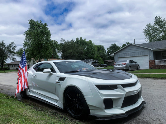 CMST Tuning Partial Carbon Fiber Front Bumper & Front Lip for Chevrolet Camaro 2016-2020
