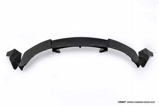 Dodge Charger & 2015 Scat Pack & 2016 Scat Pack, Hellcat & 2017 R/T, Daytona, Scat Pack, Hellcat & 2018 GT, R/T, Daytona, Scat Pack, Hellcat & 2019 GT, R/T, Scat Pack, Hellcat & 2020 GT, R/T, Scat Pack, Hellcat & 2021 GT, R/T, Scat Pack & 2022 GT, R/T, Scat Pack Non-widebody & 2023 GT, R/T, Scat Pack Non-widebody with Aftermarket Parts - SRT Style Front Lip Carbon Fiber / FRP from CMST Tuning