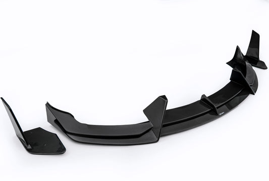 Dodge Charger & 2015 Scat Pack & 2016 Scat Pack, Hellcat & 2017 R/T, Daytona, Scat Pack, Hellcat & 2018 GT, R/T, Daytona, Scat Pack, Hellcat & 2019 GT, R/T, Scat Pack, Hellcat & 2020 GT, R/T, Scat Pack, Hellcat & 2021 GT, R/T, Scat Pack & 2022 GT, R/T, Scat Pack Non-widebody & 2023 GT, R/T, Scat Pack Non-widebody with Aftermarket Parts - SRT Style Front Lip Carbon Fiber / FRP from CMST Tuning