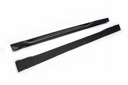 Dodge Charger & 2015 Scat Pack & 2016 Scat Pack, Hellcat & 2017 R/T, Daytona, Scat Pack, Hellcat & 2018 GT, R/T, Daytona, Scat Pack, Hellcat & 2019 GT, R/T, Scat Pack, Hellcat & 2020 GT, R/T, Scat Pack, Hellcat & 2021 GT, R/T, Scat Pack & 2022 GT, R/T, Scat Pack Non-widebody & 2023 GT, R/T, Scat Pack Non-widebody with Aftermarket Parts - SRT Style Side Skirts Carbon Fiber / FRP from CMST Tuning