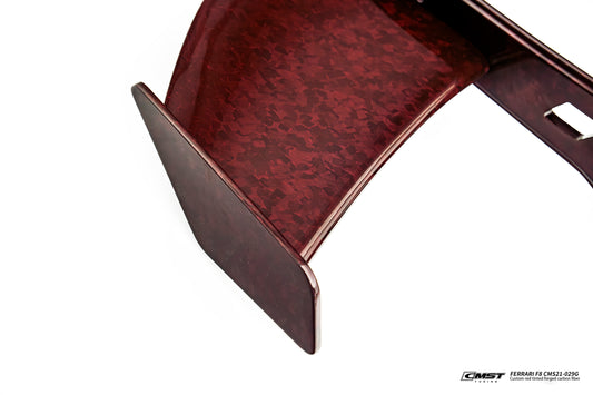 Ferrari F8 Tributo & Spider 2020 2021 2022 2023 with Aftermarket Parts - Rear Wing Dry Pre-preg Carbon Fiber from CMST Tuning