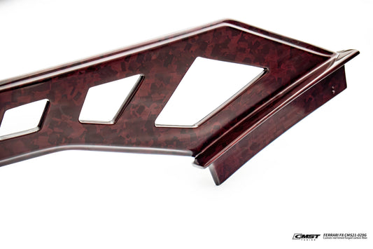 Ferrari F8 Tributo & Spider 2020 2021 2022 2023 with Aftermarket Parts - Rear Wing Dry Pre-preg Carbon Fiber from CMST Tuning