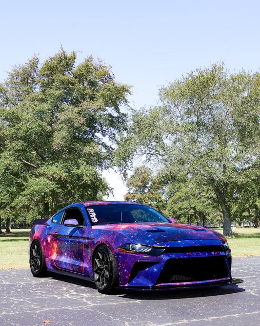 Ford Mustang GT 5.0 Mach1 Bullitt Ecoboost 2.3 S550.2 2018 2019 2020 2021 2022 2023 (Designed to be compatible with CMST S550.2 Bumper only.does not fit stock bumper.) with Aftermarket Parts - Front Bumper & Lip Carbon Fiber / FRP from CMST Tuning