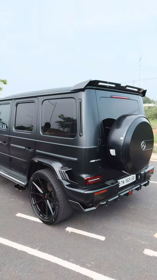 Mercedes Benz G63 AMG G550 W463 W464 2019-ON with Aftermarket Parts - Pre-preg Carbon Fiber FRP Rear Diffuser from CMST Tuning
