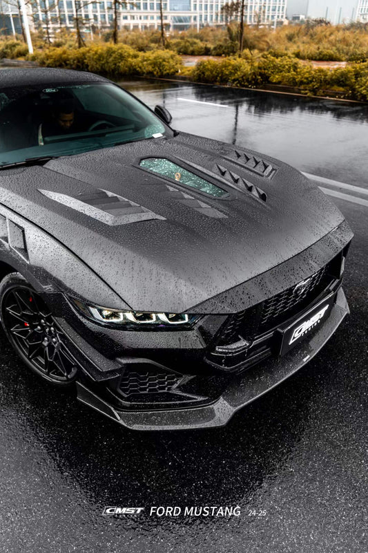 Ford Mustang S650 GT 2024-ON with Aftermarket Parts - Front Canards Carbon Fiber / FRP from CMST Tuning