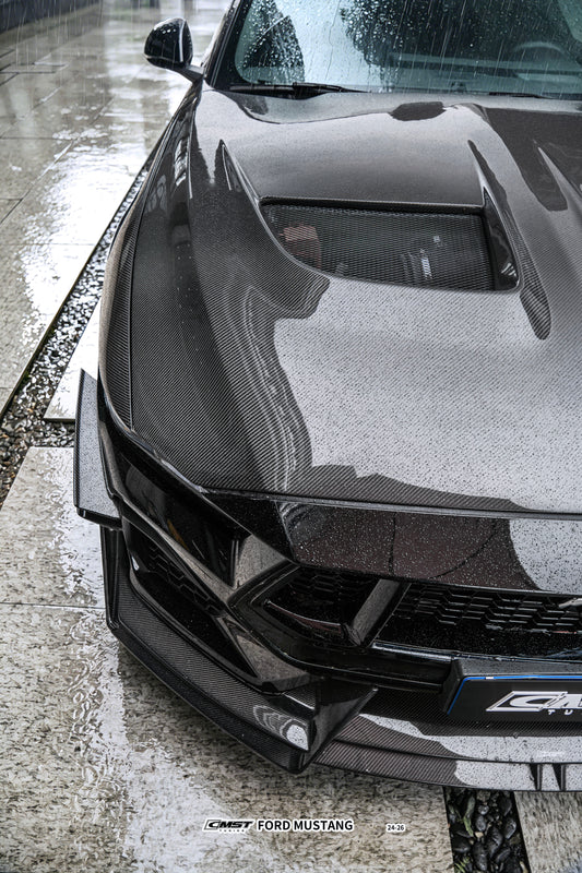 Ford Mustang S650 GT 2024-ON with Aftermarket Parts - Front Canards Carbon Fiber / FRP from CMST Tuning