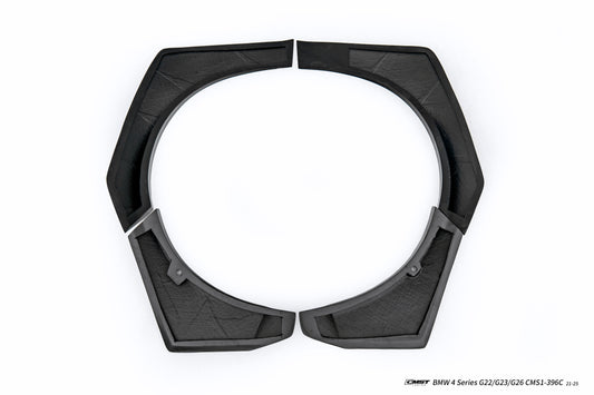 BMW 4 Series M440 430 G22 G23 2020-ON with Aftermarket Parts - HORIZON Front Fender Flares Wheel Arches Dry Pre-preg Carbon Fiber / FRP from CMST Tuning