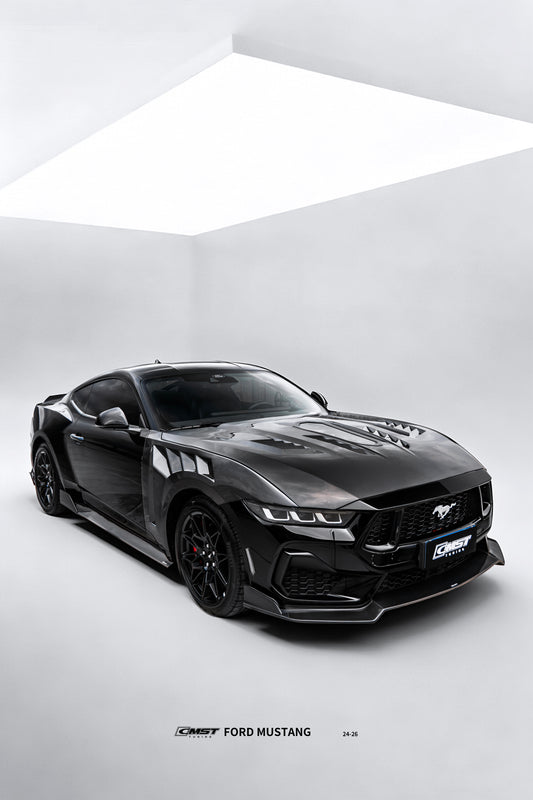 Ford Mustang S650 2.3 Ecoboost 5.0 GT Dark Horse 2024-ON with Aftermarket Parts - Front Fenders Carbon Fiber / FRP from CMST Tuning