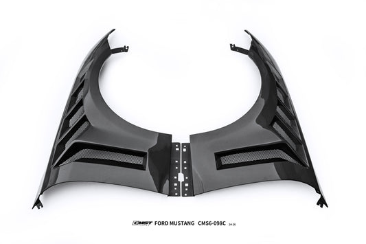 Ford Mustang S650 2.3 Ecoboost 5.0 GT Dark Horse 2024-ON with Aftermarket Parts - Front Fenders Carbon Fiber / FRP from CMST Tuning