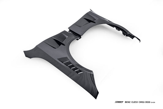 Mercedes Benz CLE-Class AMG CLE 53 / 450 / 300 C236 A236 2024-ON with Aftermarket Parts - Front Fenders Dry Pre-preg Carbon Fiber / FRP from CMST Tuning