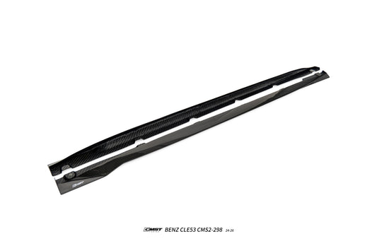 Mercedes Benz CLE-Class AMG CLE 53 / 450 / 300 C236 A236 2024-ON with Aftermarket Parts - Side Skirts Dry Pre-preg Carbon Fiber / FRP from CMST Tuning