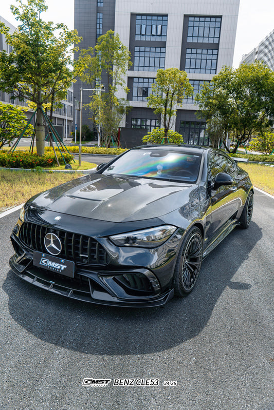 Mercedes Benz CLE-Class AMG CLE 53 / 450 / 300 C236 A236 2024-ON with Aftermarket Parts - Side Skirts Dry Pre-preg Carbon Fiber / FRP from CMST Tuning