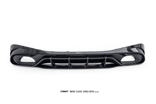 Mercedes Benz CLE-Class AMG CLE 53 C236 A236 2024-ON with Aftermarket Parts - Rear Diffuser Dry Pre-preg Carbon Fiber / FRP from CMST Tuning