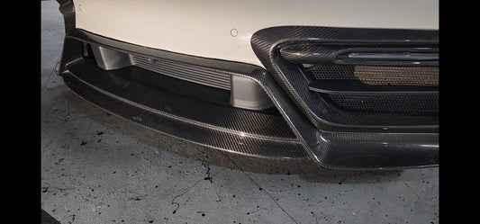 Porsche 992 992.1 Carerra Base/S/T/4/4S/Targa 4/Targa 4S/GTS (Sport Design Aerokit Package only) 2020 2021 2022 2023 2024 with Aftermarket Parts - Front Lip Carbon Fiber / FRP from CMST Tuning