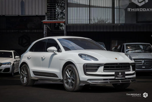 Porsche Macan 95B.3 Base/S/T/GTS/Turbo 2022-2025 with Aftermarket Parts - Front Lip Carbon Fiber / FRP from CMST Tuning