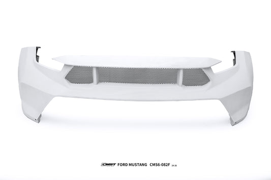 Ford Mustang S650 2.3 Ecoboost 5.0 GT Dark Horse 2024-ON with Aftermarket Parts - GTD Style Front Bumper & Lip Carbon Fiber / FRP from CMST Tuning