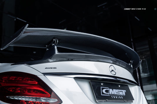 CMST Tuning GTR Style Spoiler Wing for Mercedes-Benz C63s C63 C43 C400 C300 W205 Carbon Fiber/FRP