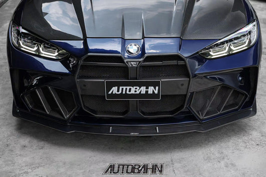 BMW 4 Series M440 430 G22 G23 2020-ON & 4 Series M440 430 G26 2020-ON with Aftermarket Parts - HORIZON V3 Hood Dry Pre-preg Carbon Fiber / FRP from CMST Tuning