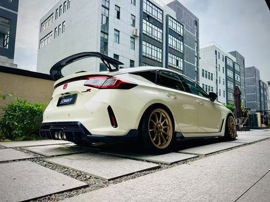 Honda Civic Type-R FL5 2023-ON with Aftermarket Parts - Pre-preg Carbon Fiber/FRP Rear Wing from CMST Tuning