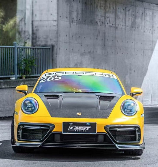 Porsche 911 992 992.1 Carerra Base/S/T/4/4S/Targa 4/ Targa 4S/GTS/Turbo/Turbo S 2020 2021 2022 2023 2024 & 911 992 992.2 Carerra Base/S/T/4/4S/Targa 4/ Targa 4S/GTS/Turbo/Turbo S 2025 with Aftermarket Parts - Hood Carbon Fiber/FRP from CMST Tuning