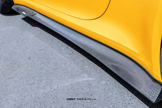 Porsche 911 992 992.1 Carerra Base/S/T/4/4S/Targa 4/Targa 4S/GTS (Sport Design Aerokit Package only) 2020 2021 2022 2023 2024 with Aftermarket Parts - Side Skirts Carbon Fiber/FRP from CMST Tuning