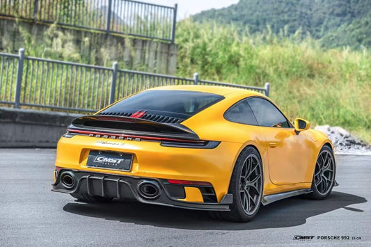 Porsche 992 992.1 Carerra Base/S/T/4/4S/Targa 4/Targa 4S/GTS (Sport Design Aerokit Package only) 2020 2021 2022 2023 2024 with Aftermarket Parts - Rear Diffuser Carbon Fiber/FRP from CMST Tuning
