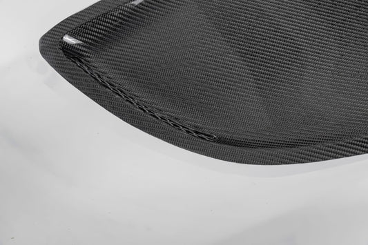 Infiniti Q60 Red Sport 400 Premium Luxe Sport Pure 2017 2018 2019 2020 2021 2022 with Aftermarket Parts - Project Black S Concept Hood Bonnet Carbon Fiber / FRP from CMST Tuning