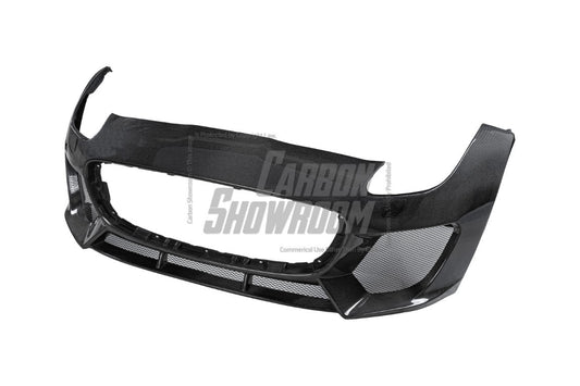 Jaguar F-Type SVR R S Base 2014 2015 2016 2017 2018 2019 2020 with Aftermarket Parts - Front Bumper & Lip Carbon Fiber / FRP from CMST Tuning