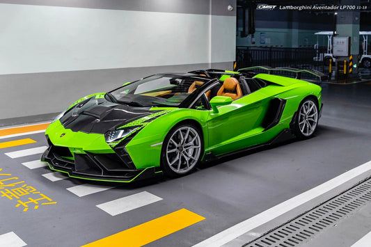 Lamborghini Aventador Base LP700 LP720 S LP740 SV LP750 Ultimate LP780 SVJ LP770 2012 2013 2014 2015 2016 2017 2018 2019 2020 2021 2022 2023 with Aftermarket Parts - Front Bumper Carbon Fiber / FRP from CMST Tuning