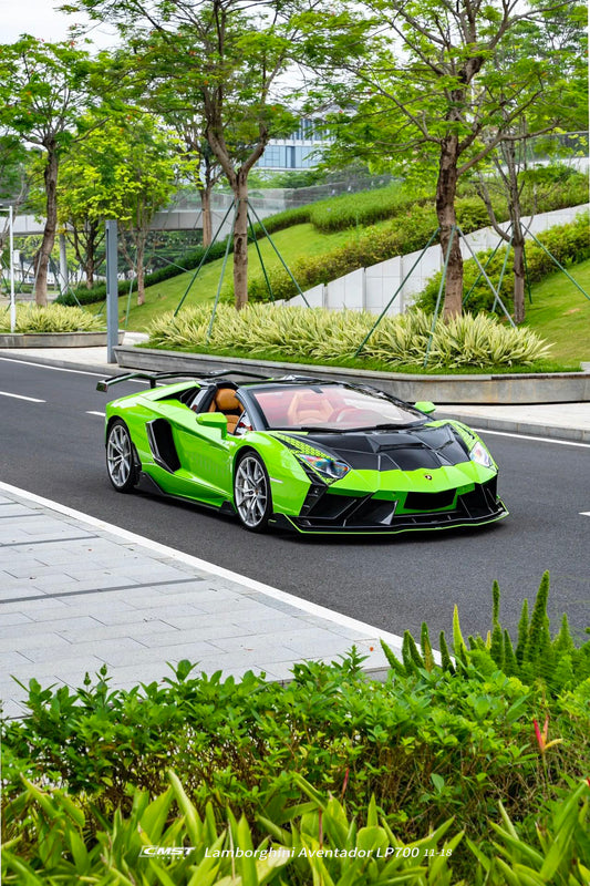 Lamborghini Aventador Base LP700 LP720 S LP740 SV LP750 Ultimate LP780 SVJ LP770 2012 2013 2014 2015 2016 2017 2018 2019 2020 2021 2022 2023 with Aftermarket Parts - Side Skirts Carbon Fiber / FRP from CMST Tuning