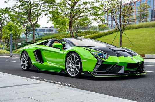 Lamborghini Aventador Base LP700 LP720 S LP740 SV LP750 Ultimate LP780 SVJ LP770 2012 2013 2014 2015 2016 2017 2018 2019 2020 2021 2022 2023 with Aftermarket Parts - Side Skirts Carbon Fiber / FRP from CMST Tuning