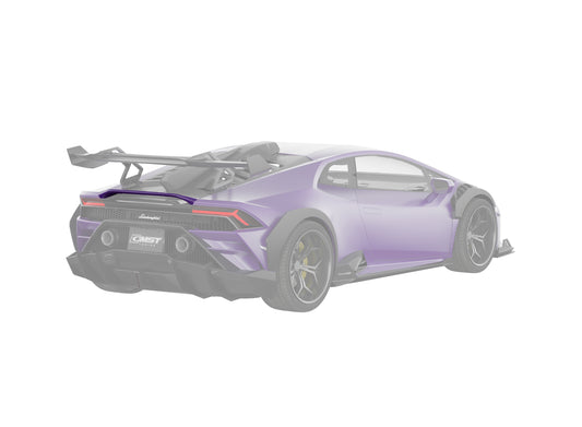 Lamborghini Huracan LP580 LP610 Evo RWD AWD Tecnica Performante 2015 2016 2017 2018 2019 2020 2021 2022 2023 2024 with Aftermarket Parts - Rear Spoiler Pre-preg Carbon Fiber / FRP from CMST Tuning