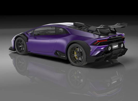 Lamborghini Huracan LP580 LP610 Evo RWD AWD Tecnica Performante 2015 2016 2017 2018 2019 2020 2021 2022 2023 2024 with Aftermarket Parts - Rear Spoiler Pre-preg Carbon Fiber / FRP from CMST Tuning