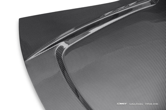 Lotus Emira 3.6 V6 2.0 Four-cylinder 2022-ON with Aftermarket Parts - Hood Dry Pre-preg Carbon Fiber / FRP
