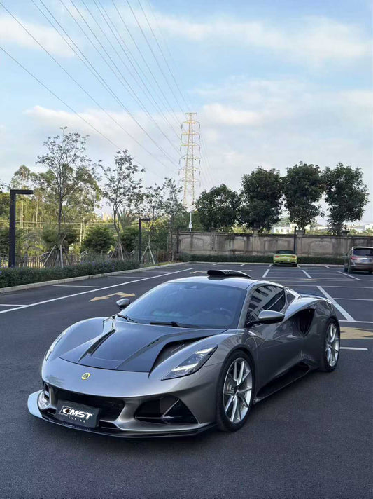 Lotus Emira 3.6 V6 2.0 Four-cylinder 2022-ON with Aftermarket Parts - Hood Dry Pre-preg Carbon Fiber / FRP