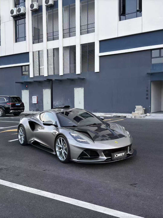 Lotus Emira 3.6 V6 2.0 Four-cylinder 2022-ON with Aftermarket Parts - Hood Dry Pre-preg Carbon Fiber / FRP
